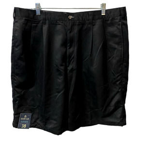 NWT~Grand Slam Performance Golf Shorts Black Stretch Wicking, Easy Care~Size 38